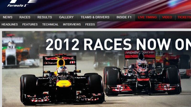 Formula 1: il calendario della stagione 2012