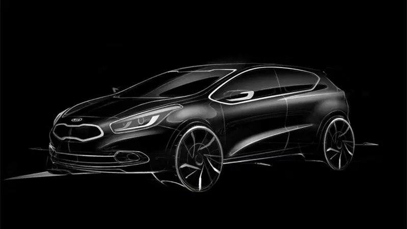 Kia Pro Cee'd: primo bozzetto ufficiale