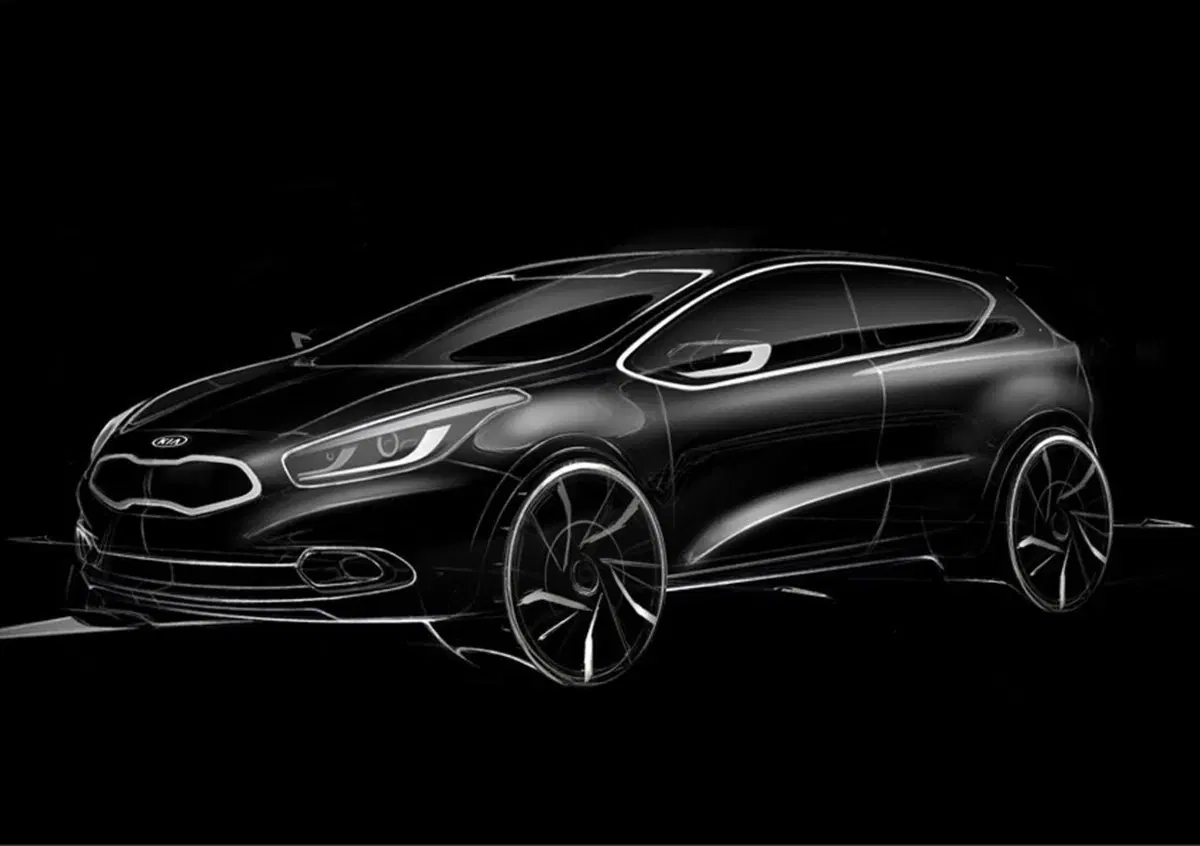 Kia Pro Cee'd: primo bozzetto ufficiale