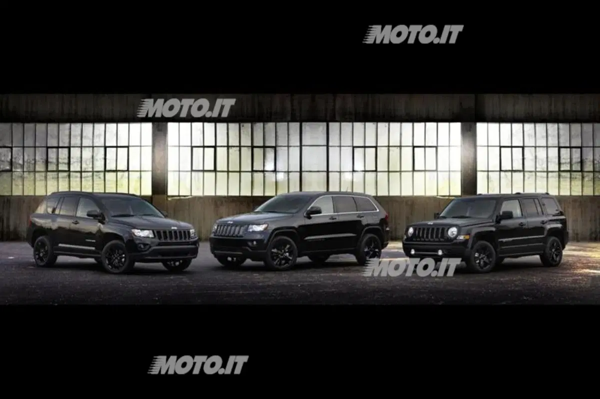 Jeep: allestimento Altitude per Grand Cherokee, Compass e Patriot