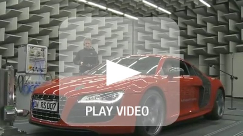 e-sound: il suono artificiale dell&rsquo;Audi R8 e-tron