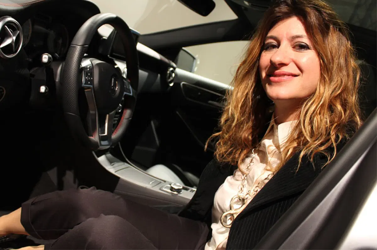 Gli interni della nuova Mercedes-Benz Classe A: vis à vis con Francesca Sangalli