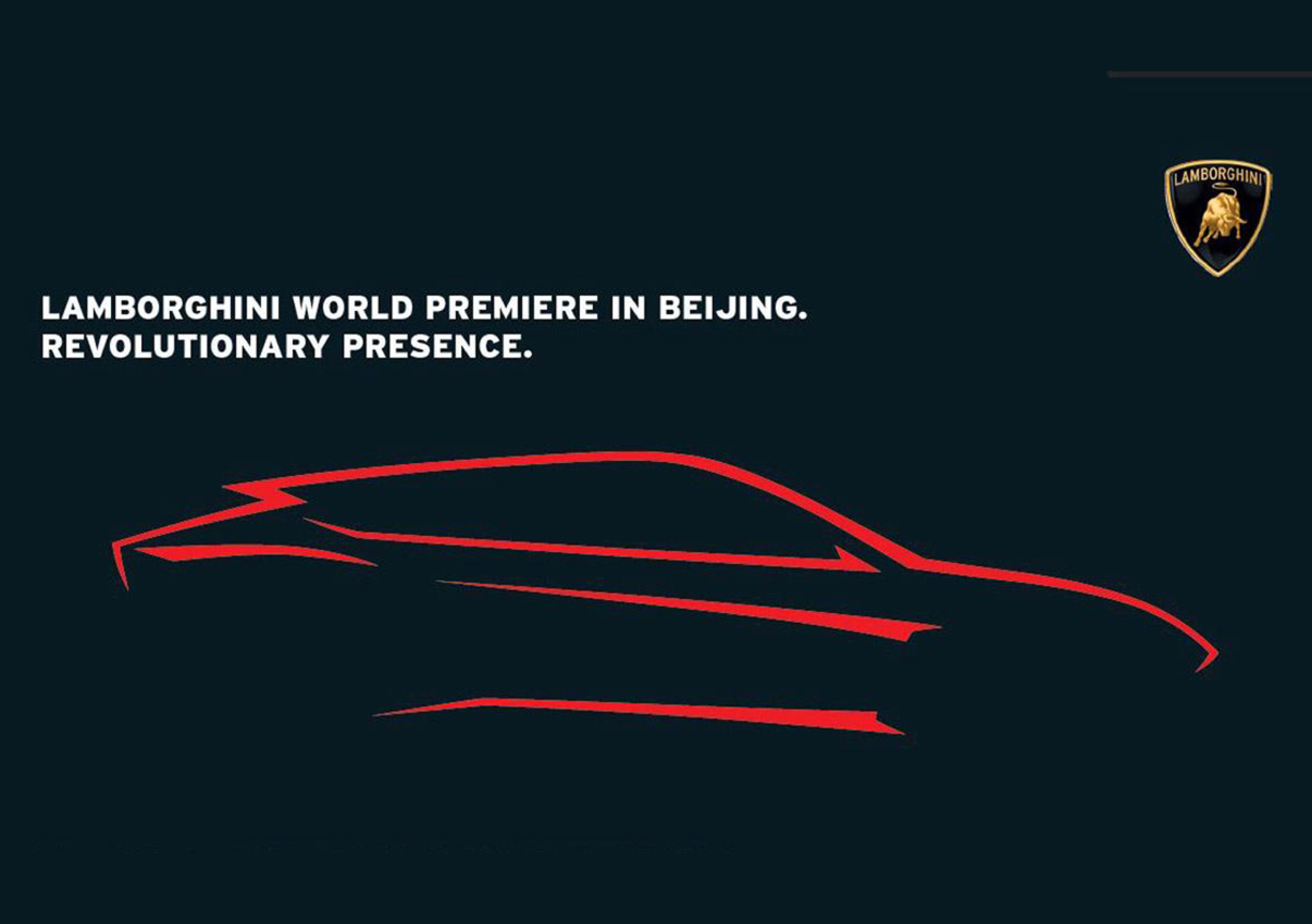 Lamborghini: il primo teaser del SUV