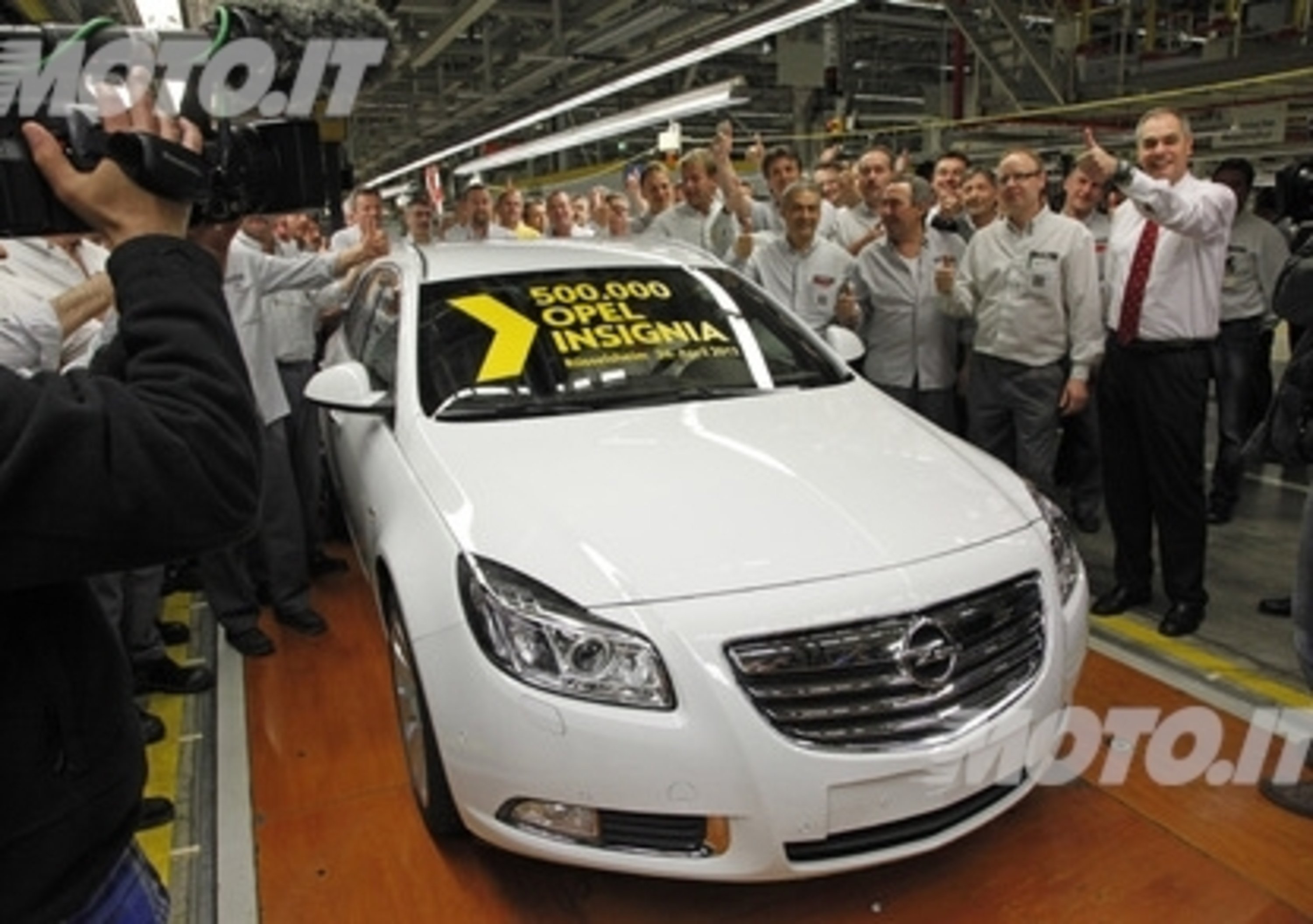 Opel: prodotte 500.000 Insigna a R&uuml;sselsheim