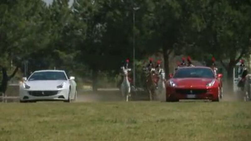 Ferrari al Diamond Jubilee per celebrare la Regina Elisabetta II - Video