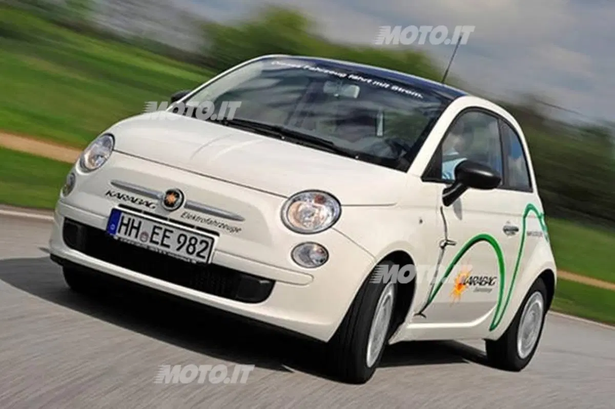 Fiat 500: una versione elettrica realizzata da Karabag