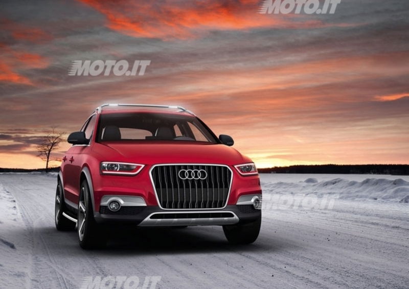 Audi Q3 red track