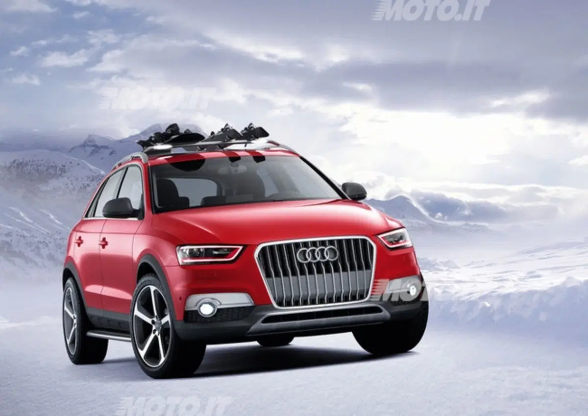 Audi Q3 red track