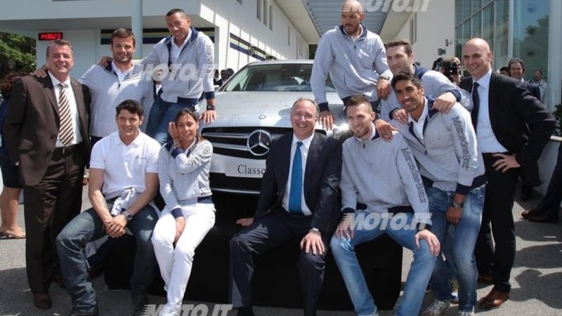 Mercedes-Benz Team: 10 atleti per il lancio della nuova Classe A