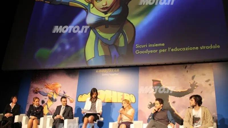 Goodyear per la sicurezza: torna l'eroina Goodhero
