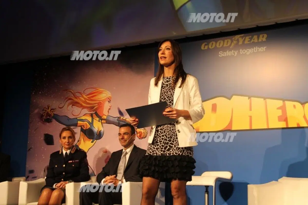 Goodyear per la sicurezza: torna l'eroina Goodhero