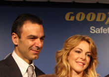  Goodyear: Luca Crepaccioli e Claudia Gerini ci parlano di sicurezza stradale