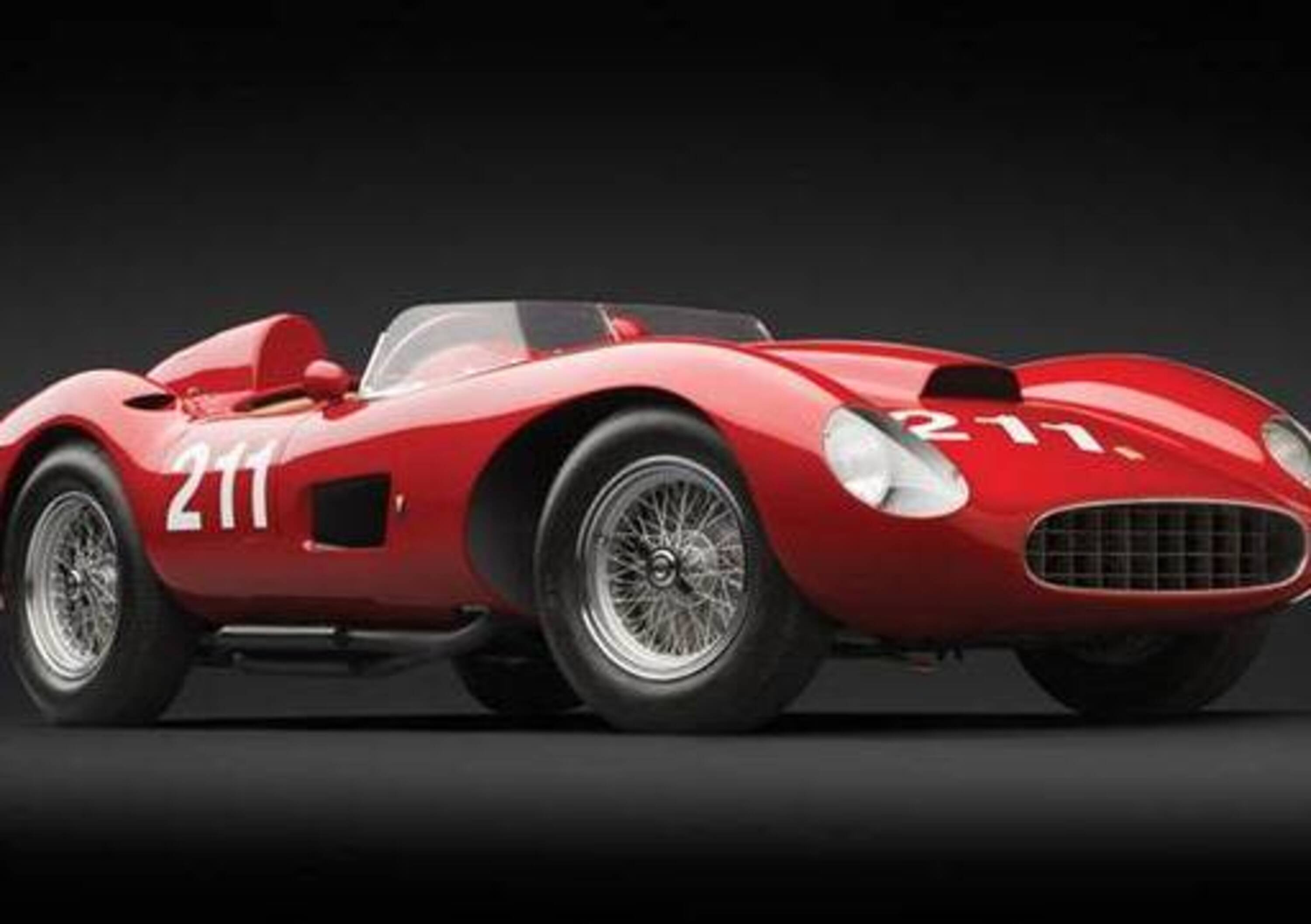 Ferrari: venduto all&#039;asta uno dei due esemplari della Testa Rossa 625 TRC del 1957
