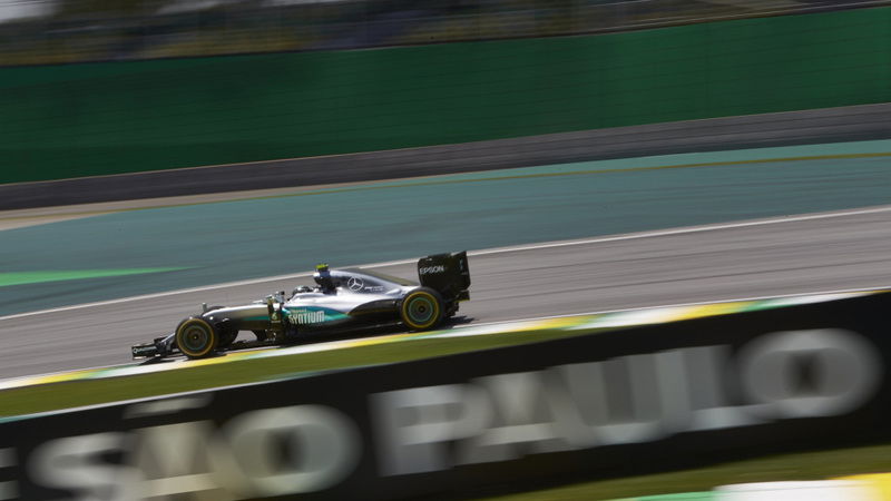 F1, Gp Brasile 2016, FP3: Rosberg davanti a tutti