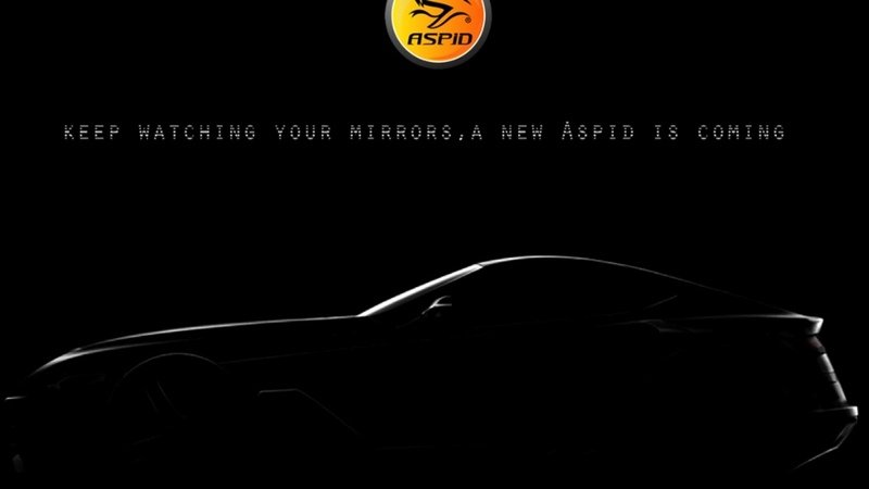 Aspid: rilasciato il primo teaser di una nuova vettura