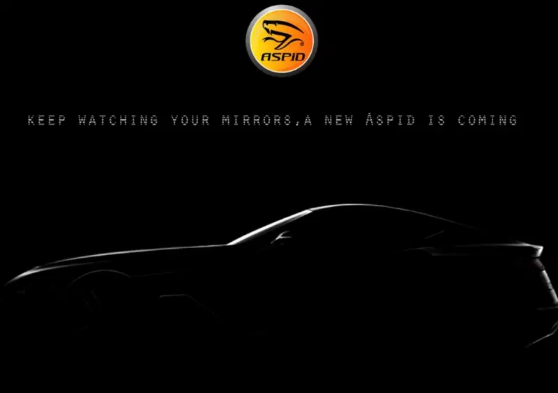 Aspid: rilasciato il primo teaser di una nuova vettura