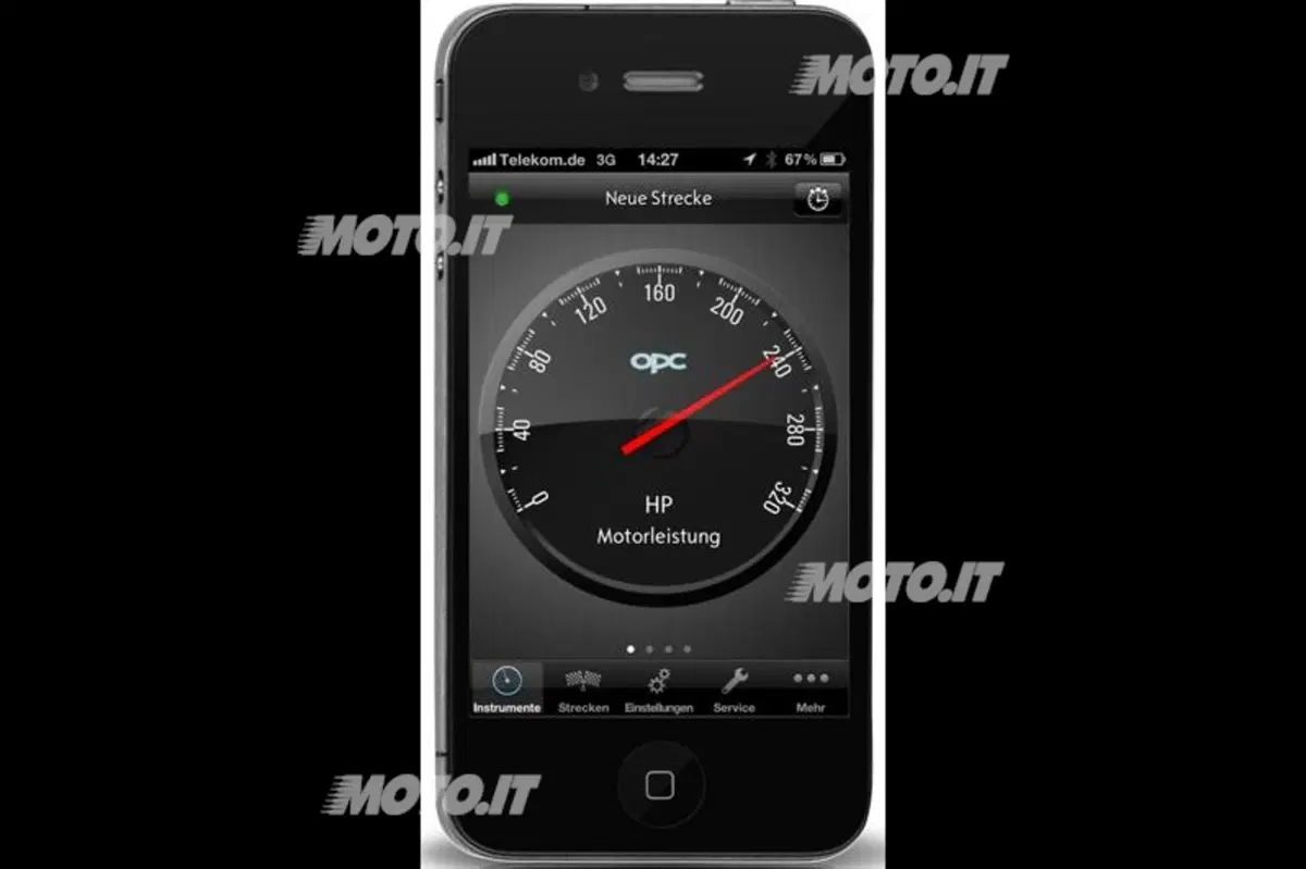Opel Astra OPC: una app per controllarne la telemetria (2)