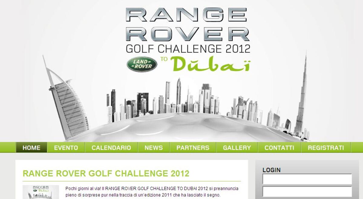 Range Rover Golf Challenge 2012 - News - Automoto.it