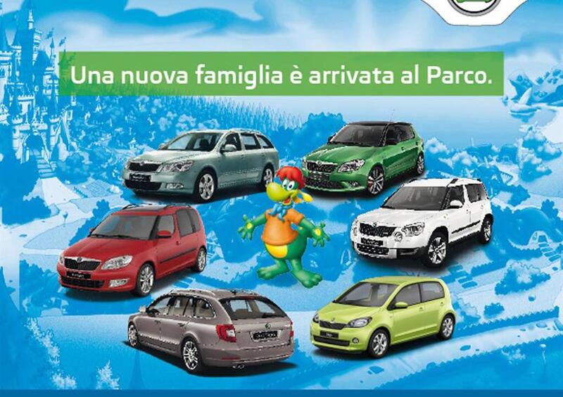 Skoda rinnova la partnership con Gardaland anche nel 2012