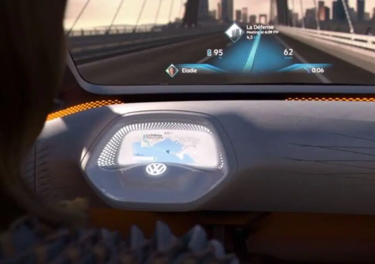Volkswagen: l'elettrica I.D avr&agrave; un head-up display a realt&agrave; aumentata