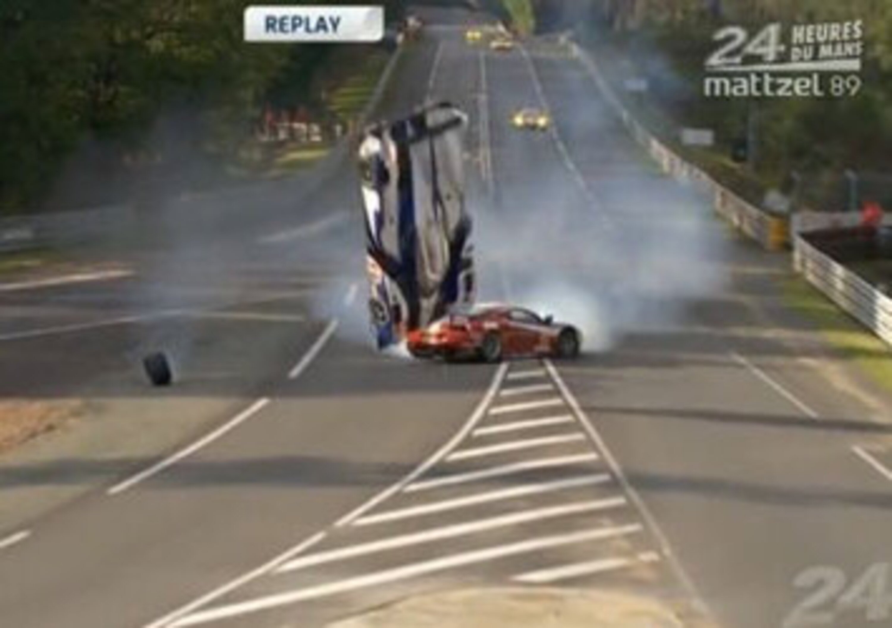 24h di Le Mans 2012: l&#039;incidente della Toyota di Davidson