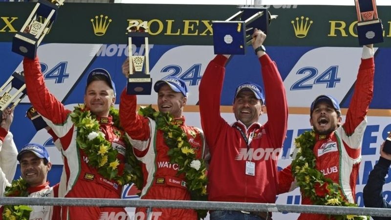 24h di Le Mans: la Ferrari 458 Italia conquista la GTE-Pro