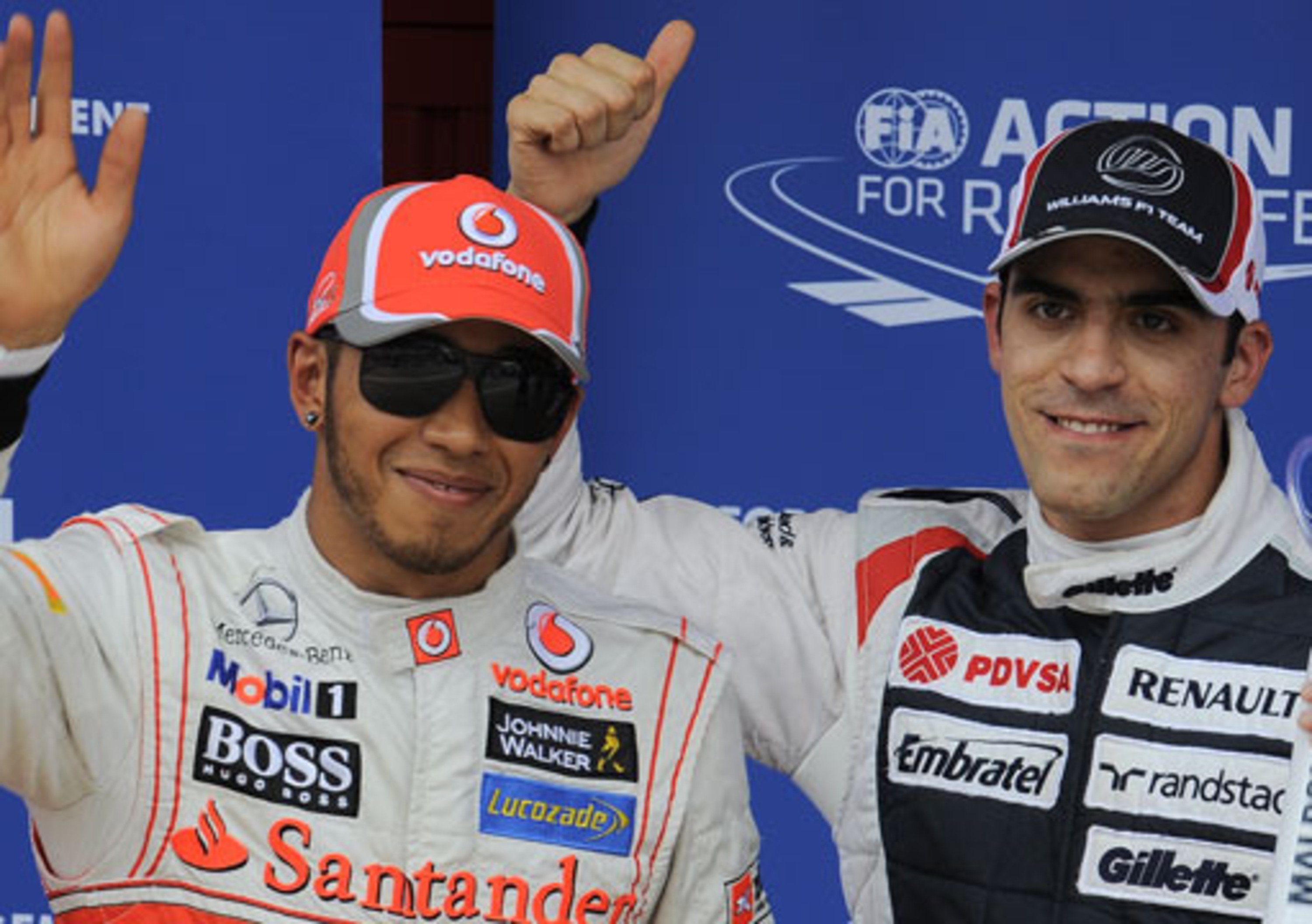 Hamilton vs Maldonado: mancano solo gli schiaffi...