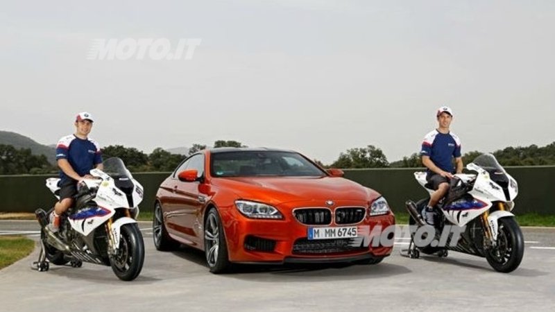 BMW: Melandri e Haslam provano la M6 Coup&eacute;