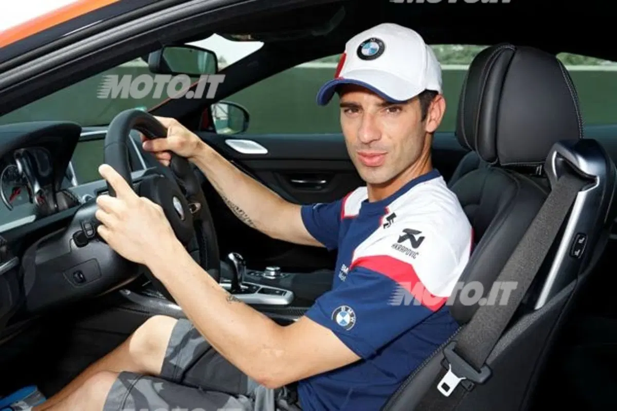 BMW: Melandri e Haslam provano la M6 Coupé (2)
