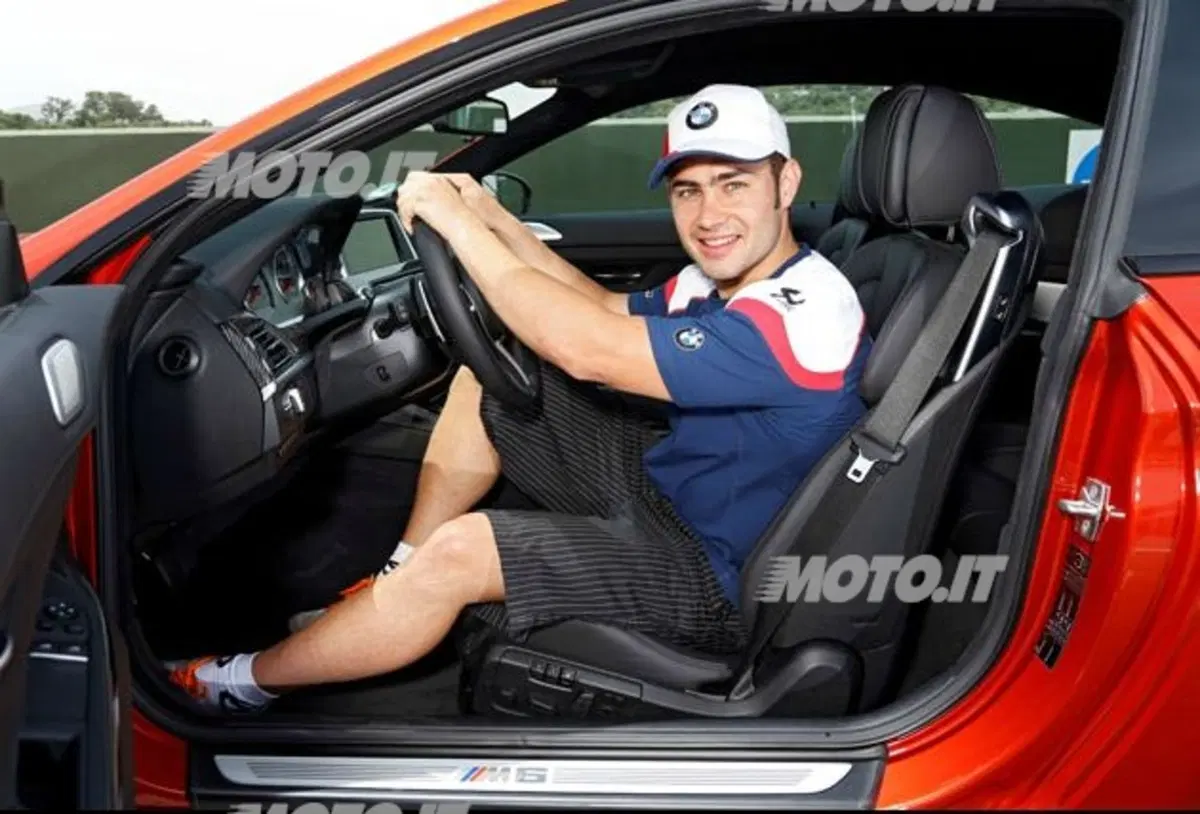 BMW: Melandri e Haslam provano la M6 Coupé (3)