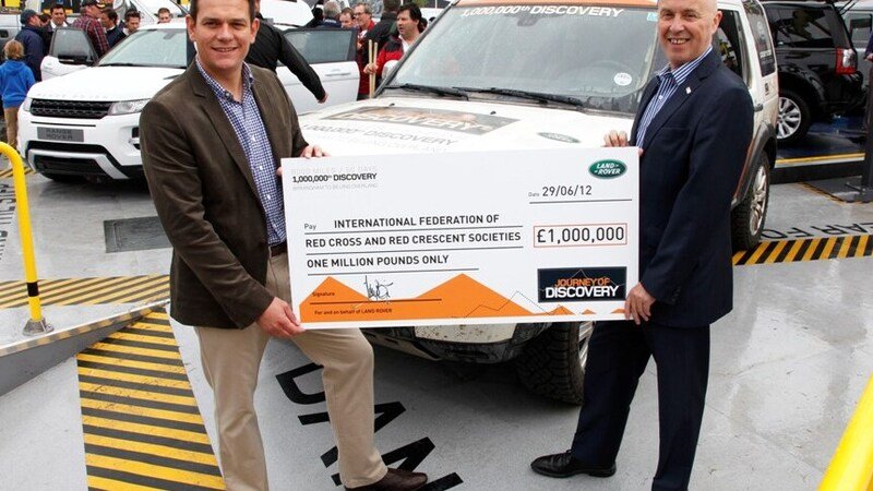Land Rover Journey of Discovery: raccolto 1 milione di sterline