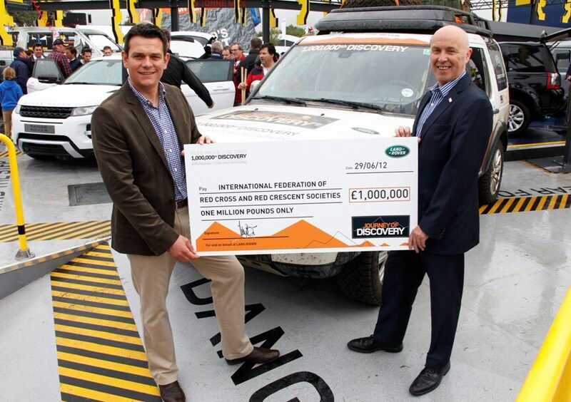 Land Rover Journey of Discovery: raccolto 1 milione di sterline