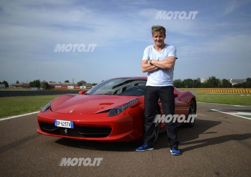 Gordon Ramsay visita la Ferrari