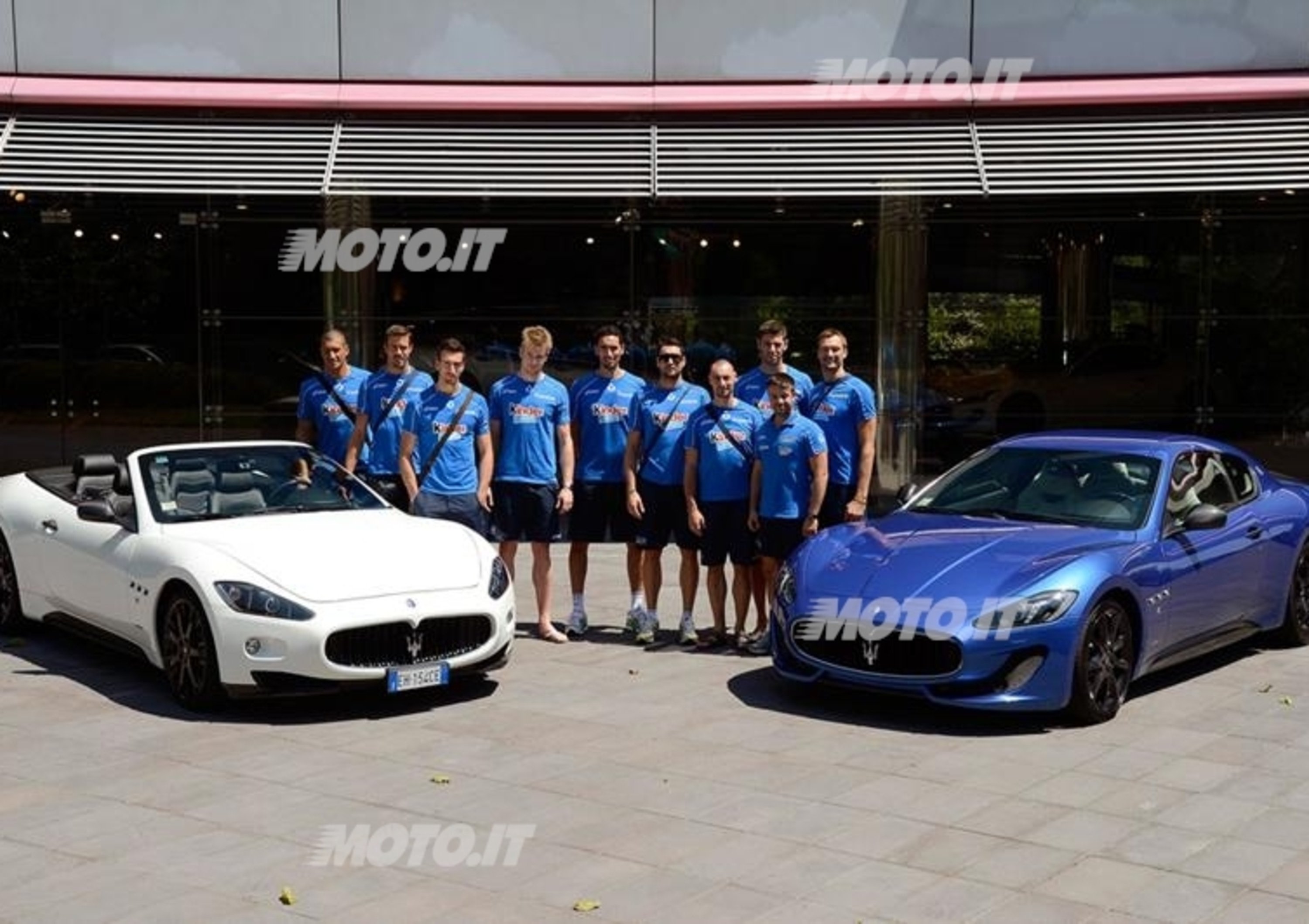  La Nazionale maschile di Volley visita la Maserati