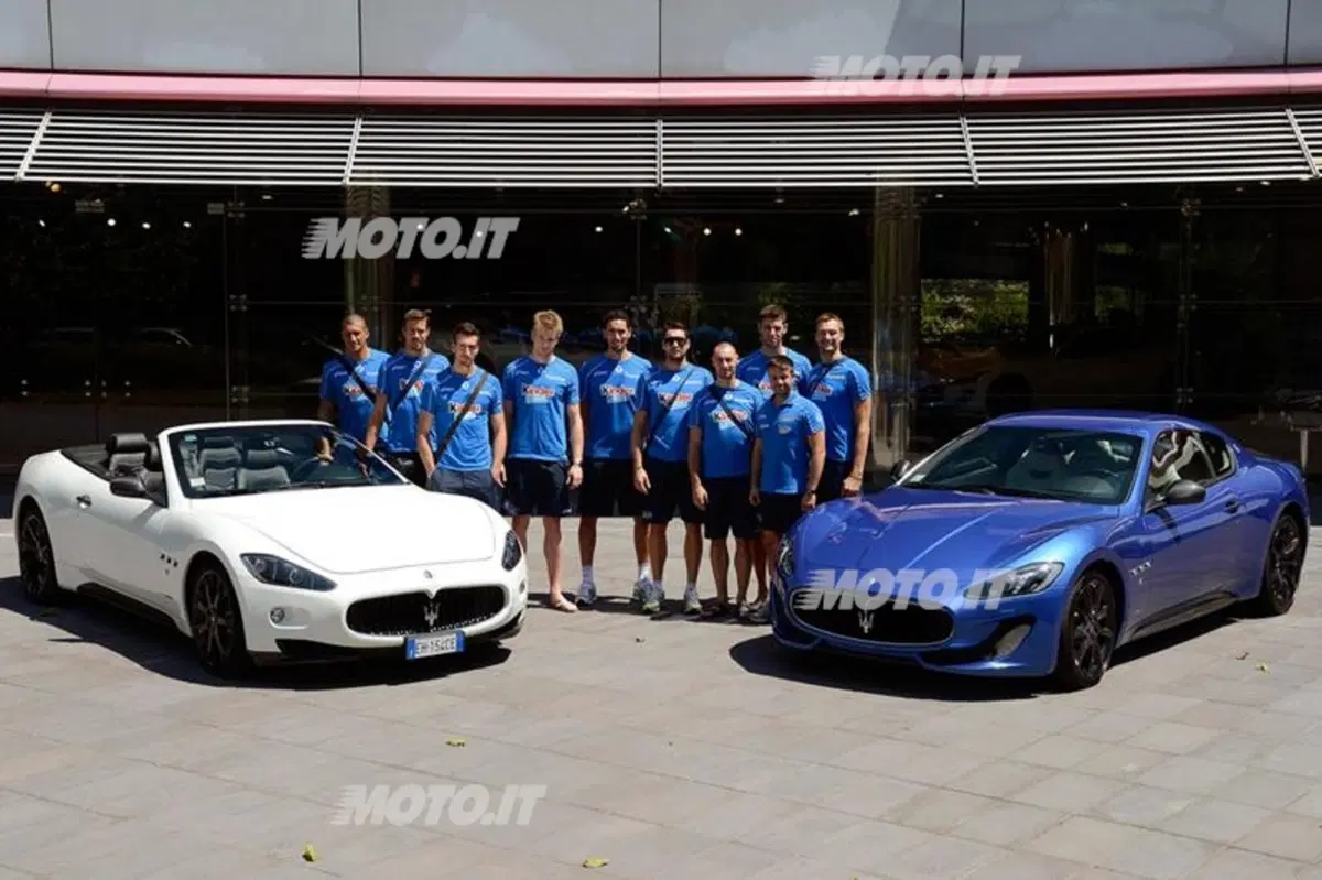  La Nazionale maschile di Volley visita la Maserati