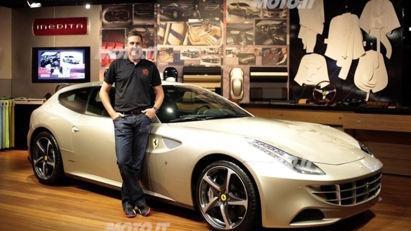 Ian Poulter ha visitato la Ferrari