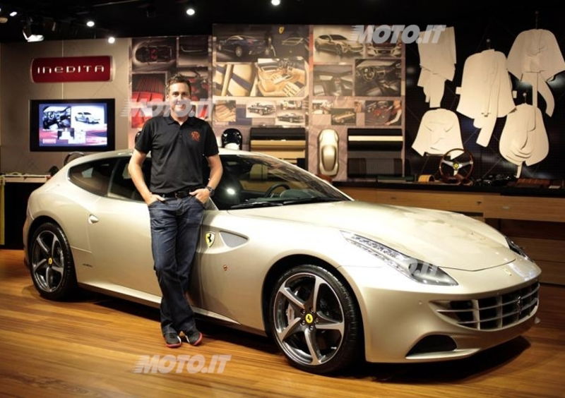 Ian Poulter ha visitato la Ferrari