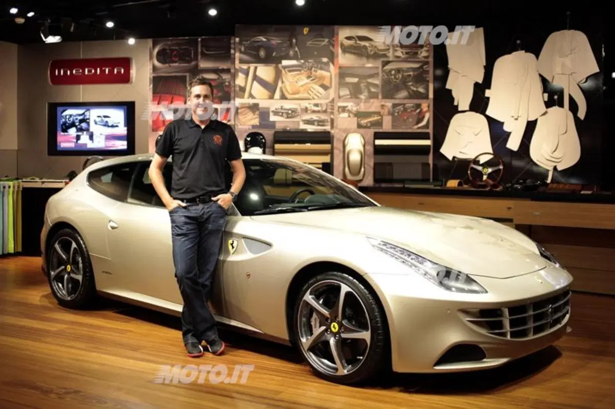 Ian Poulter ha visitato la Ferrari