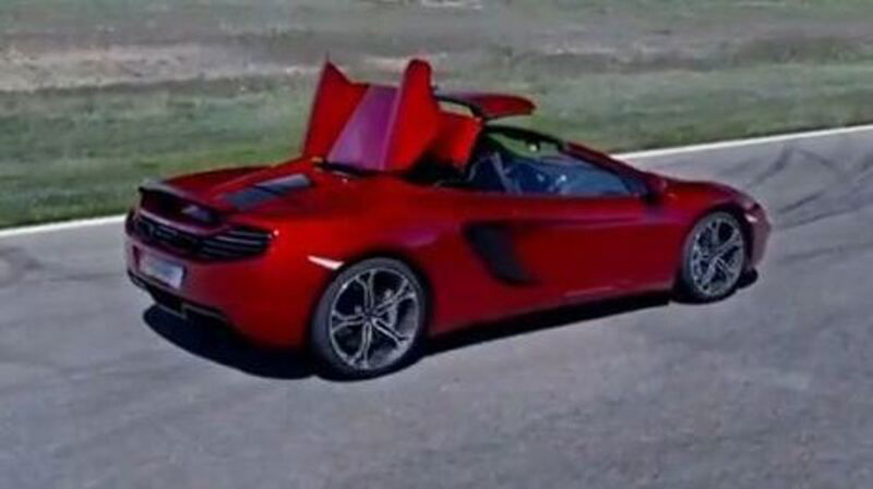 McLaren MP4-12C Spider: primo video ufficiale - Video