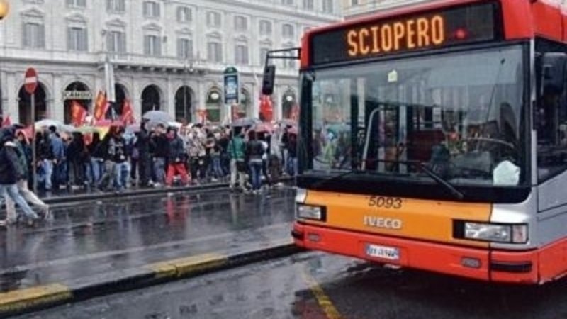 Trasporti: sciopero nazionale venerd&igrave; 20 luglio