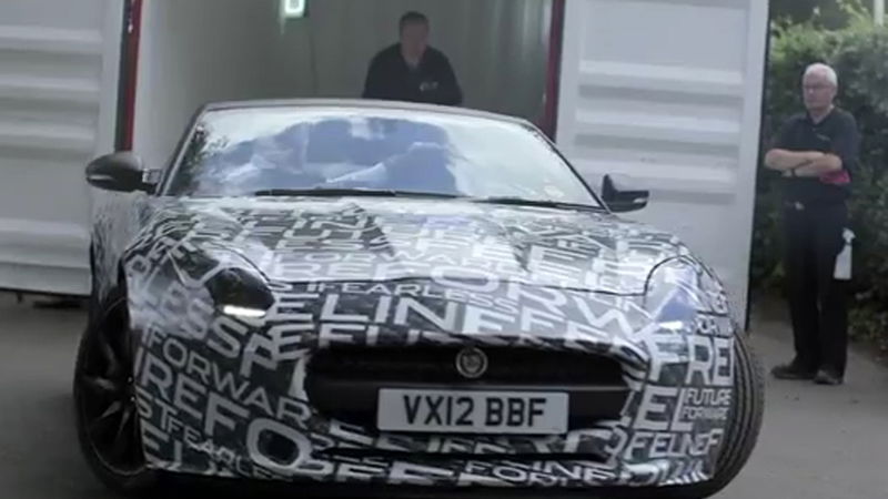 Jaguar-F-Type a Goodwood - Video