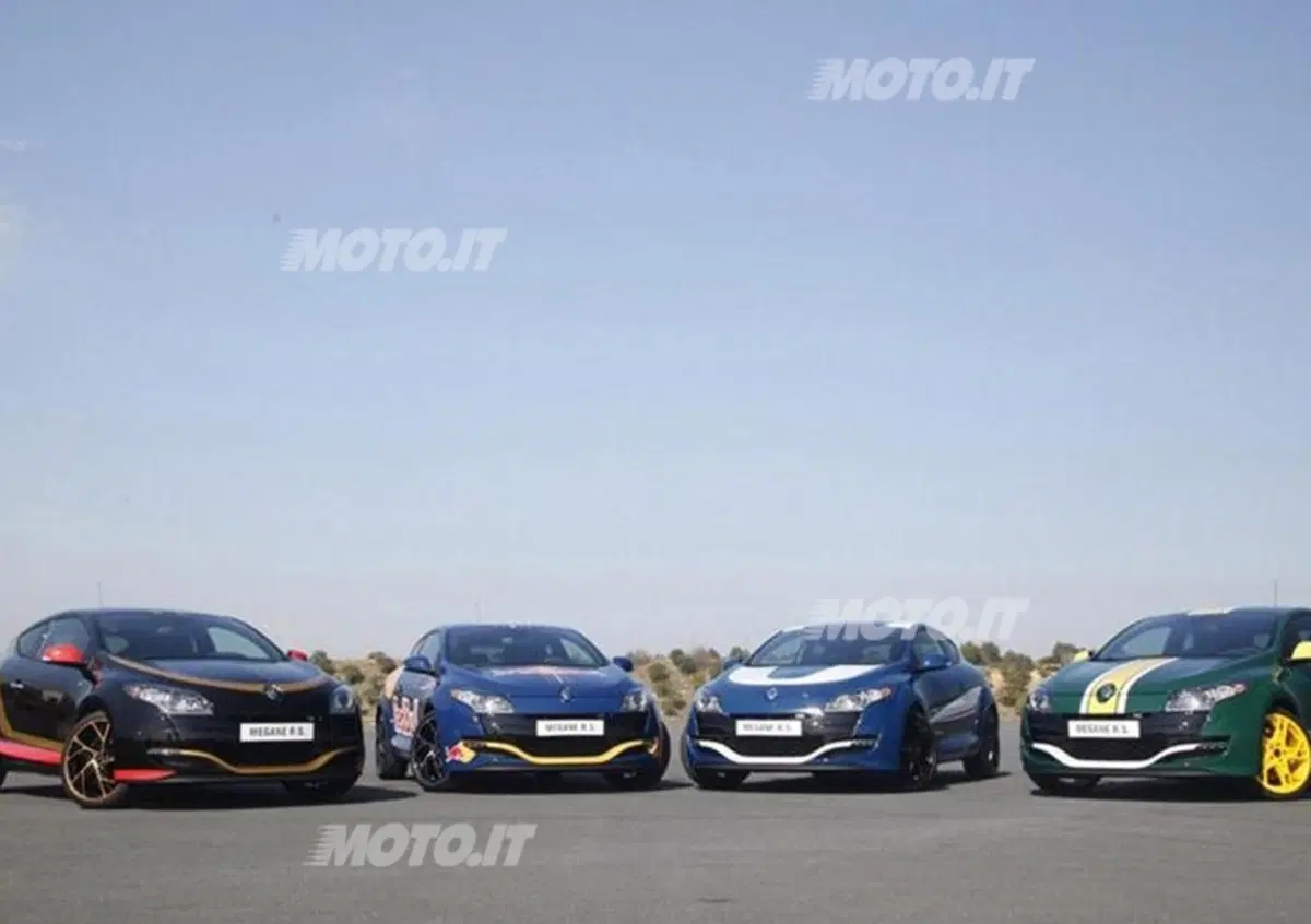 Renault M&eacute;gane RS: 4 one-off dedicate ai team F1