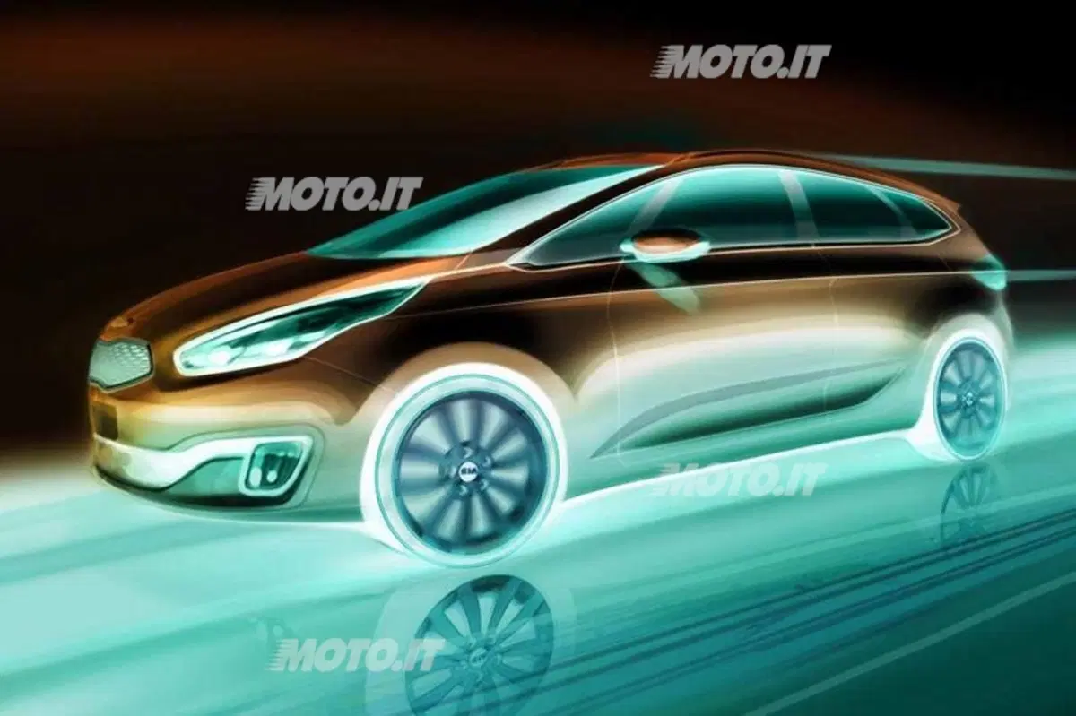 Kia Carens: i primi teaser della nuova generazione