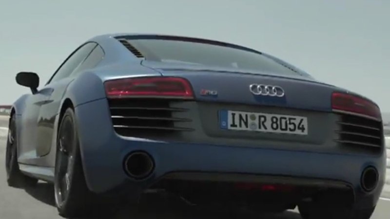 Audi R8 restyling  - Il sound - Video
