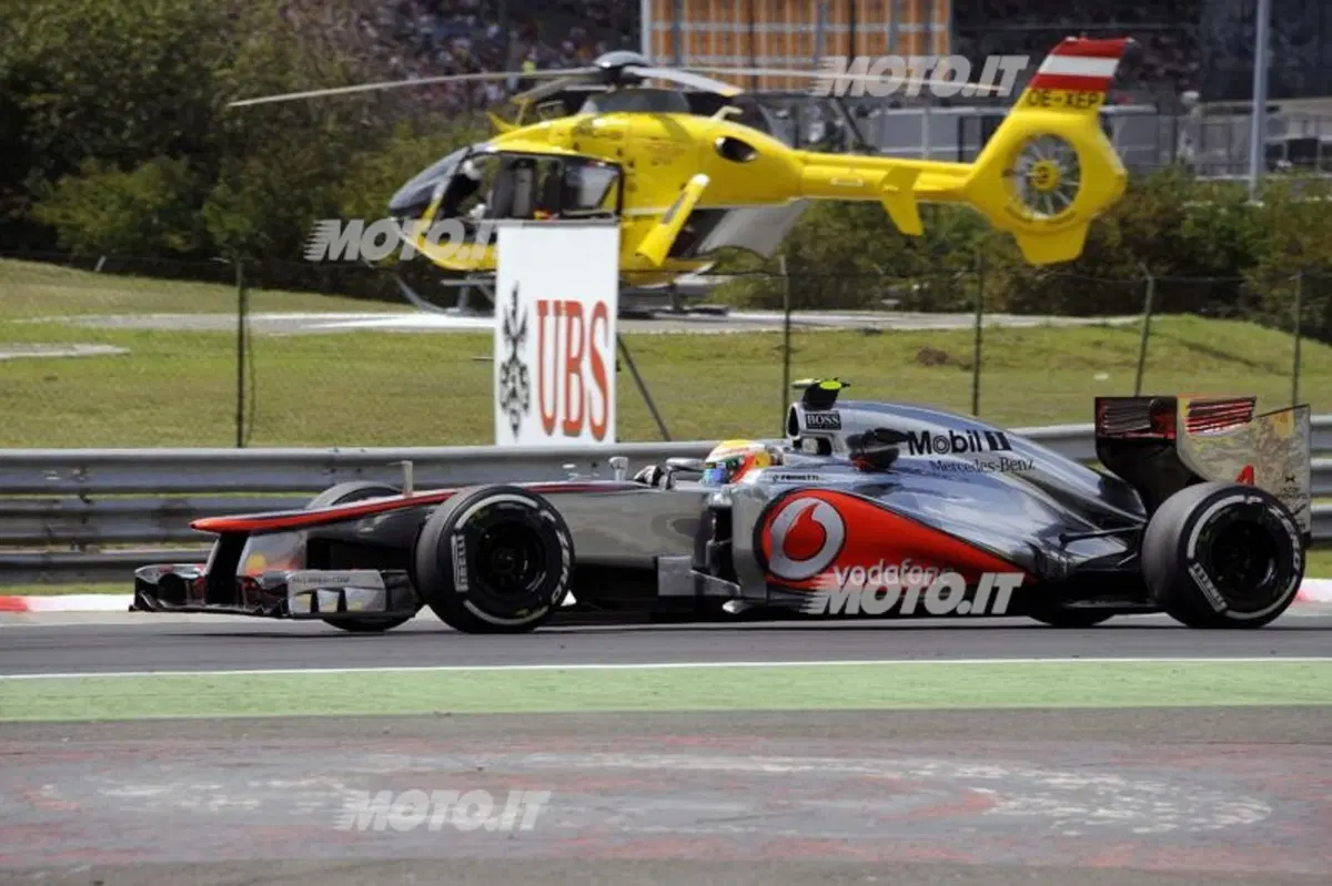 Hamilton domina le libere in Ungheria