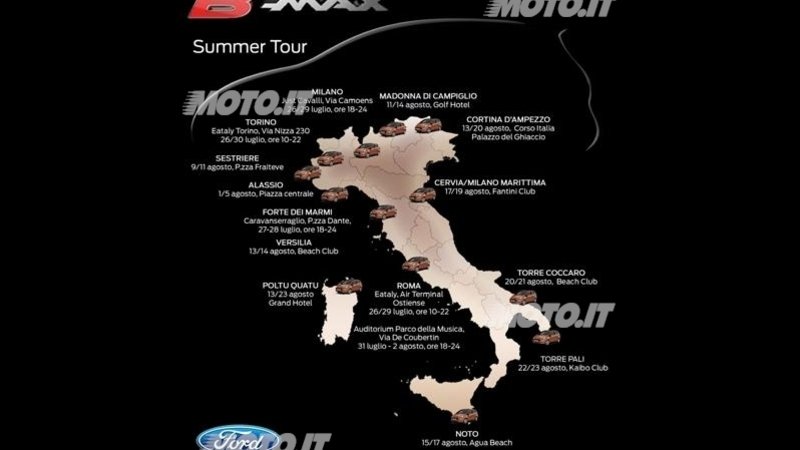 Ford B-Max Summer Tour