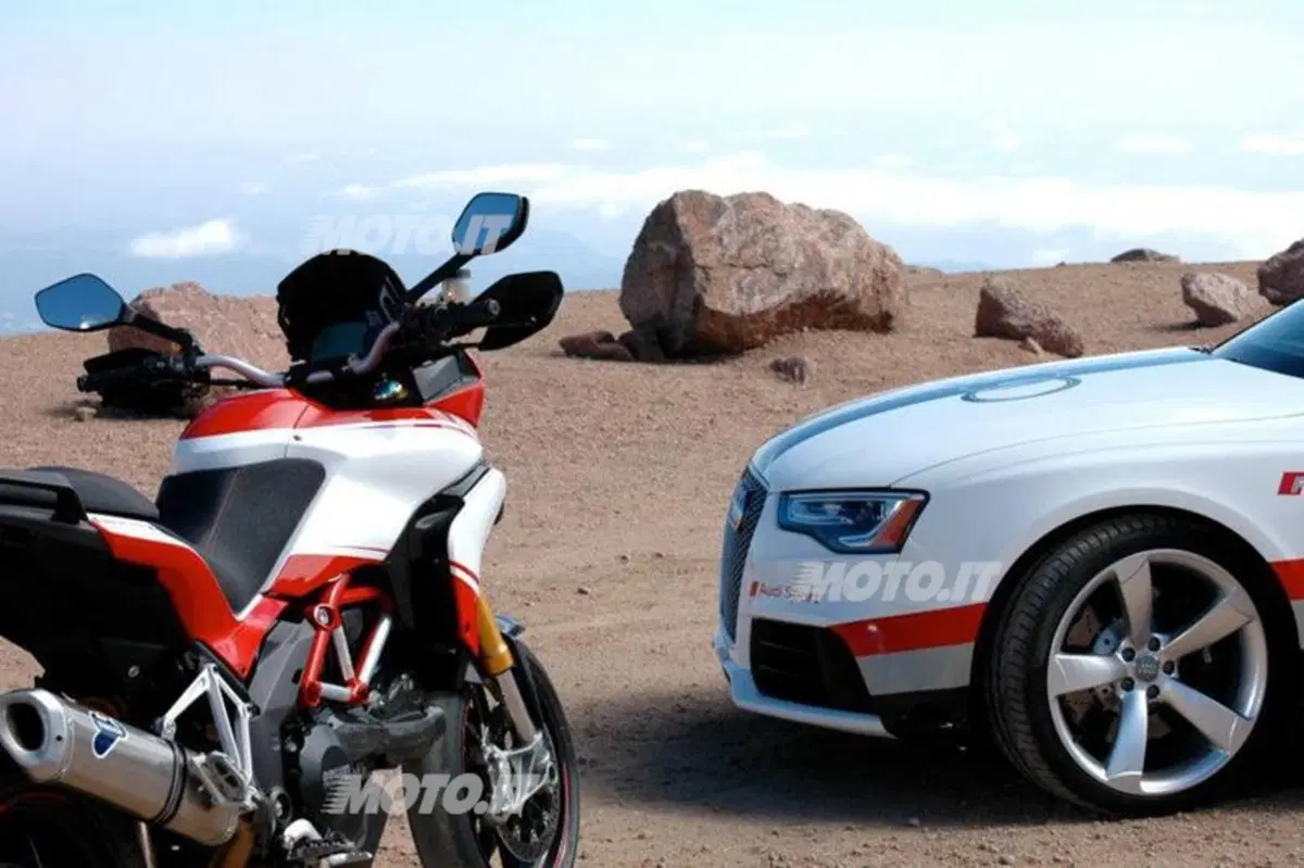 Audi e Ducati insieme alla Pikes Peak 2012