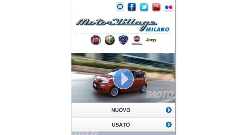 Fiat: i Motor Village Italia anche su mobile