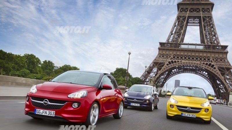 Opel Adam: debutter&agrave; in societ&agrave; a Parigi