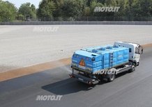 Monza, ecco l'asfalto nuovo